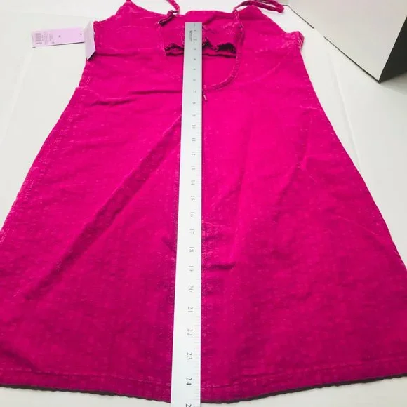 Wild Fable Women's Size Medium Sleeveless Woven Bodycon Dress Plum Purple New - Picture 12 of 16